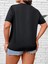 Siyah Oversize T-Shirt Love Baskılı 3