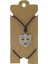 Unisex Koton Ip Askılı ve Gümüş Antik Kaplamalı Tribal Kolye 1