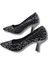 Stralende Kadın Leopar Desenli Stiletto - Stralende - Siyah - 36 5