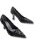 Stralende Kadın Leopar Desenli Stiletto - Stralende - Siyah - 37 2