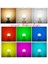 220 Volt 9 Watt Rgb LED Ampul Uzaktan Kumandalı E27 Duy 2