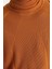 Balıkçı Yaka Slim Fit Dar Kesim Desenli Pamuklu Triko Kazak 4