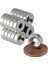Havşa Delikli Neodyum Mıknatıs Dekoratif Magnet Güçlü Çekim 16 x 4 mm Delik Çapı 4.3 mm 3