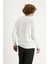 Bisiklet Yaka Slim Fit Dar Kesim Desenli Pamuklu Triko Kazak 2