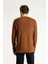 Bisiklet Yaka Slim Fit Dar Kesim Desenli Pamuklu Triko Kazak 4
