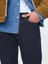 Erkek Lacivert Straight Jean Pantolon 3