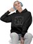 Sevgili Kombini Tasarım Baskılı Kapüşonlu Kanguru Cep Ünisex Oversize Sweatshirt 3