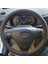 Dikişli Direksiyon Kılıfı Siyah Damarlı Deri Kırmızı Dikişli Hyundai Accent Era Için 1