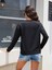 Teacher Baskılı Bisiklet Yaka Ünisex Siyah Oversize Sweatshirt 2