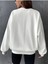 Arizona Southwest Baskılı Bisiklet Yaka Ünisex Beyaz Oversize Sweatshirt 2