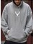 Meet You Baskılı Erkek Kapüşonlu Kanguru Cep Ünisex Oversize Sweatshirt 1