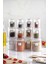 12'li Barok Yuvarlak 3 Boy Kavanoz Seti & Saklama Kabı & Erzak Kabı (4*1000 ml, 4*500 ml,4*250 ml) 2
