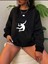Milli Voleybol Takımı Vargas Filenin Sultanları Bisiklet Yaka Siyah Ünisex Oversize Sweatshirt 1