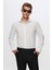 Ds Damat Slim Fit Bej Pamuk Karışımlı 2'li V Yaka Triko ve Gömlek 5