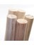 3 Adet ( 65CM x 2cm ) 20MM Yuvarlak Ahşap Çubuk, Makrome Çıta Sopa 1
