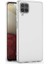 Galaxy A12 Kılıf Kamera Korumalı Süper Silikon Kapak-Renksiz 4