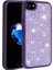 Apple iPhone 7 Kılıf Parlak Taşlı Tasarım Zore Ston Kapak-Derin Mor 1