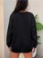Düz Renk Basic Ünisex Bisiklet Yaka Oversize Sweatshirt 3