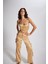 Crop Model Balenli Saten Maddy Büstiyer Bej 4
