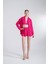 Oversize Düğme Kapamalı Comfy Gömlek Pembe 1