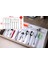 Bozhouse 13'lü Set Modüler Kaşıklık Organizer Çekmece Içi Şeffaf Düzenleyici Tahta Kaşık Drawer Organizer 1