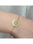 925 Ayar Gümüş Gold Kar Tanesi Bileklik 3