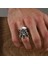 Silver Plated Pirate Design Ring 1