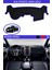 Kia Cerato 2009-2012 Için Uygun Torpido Koruma Halısı Siyah Kenar Renk Mavi 1