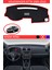 Volkswagen Jetta 2005-2010 Için Uygun Torpido Koruma Halısı Siyah Kenar Renk Kırmızı 1