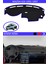 Mazda 626 1991-1997 Için Uygun Torpido Koruma Halısı Siyah Kenar Renk Mavi 1
