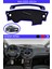 Kia Ceed 2013+ Modelleri Için Uygun Torpido Koruma Halısı Siyah Kenar Renk Mavi 1
