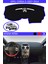 Opel Corsa D 2007-2014 Için Uygun Torpido Koruma Halısı Siyah Kenar Renk Mavi 1