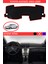 Toyota Avensis 2003-2009 Için Uygun Torpido Koruma Halısı Siyah Kenar Renk Kırmızı 1