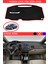Honda Civic Fd6 2006-2010 Için Uygun Torpido Koruma Halısı Siyah Kenar Renk Kırmızı 1