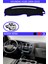 Hyundai H100 2004-2019 Için Uygun Torpido Koruma Halısı Siyah Kenar Renk Mavi 1