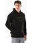 3 Iplik Yazı Baskılı Kapüşonlu Sweatshirt 3