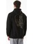 3 Iplik Yazı Baskılı Kapüşonlu Sweatshirt 4