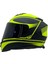 Storm 2 Dodger Neon Sarı Kapalı Motosiklet Kaskı Siyah Camlı 3