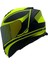 Storm 2 Dodger Neon Sarı Kapalı Motosiklet Kaskı Gold Camlı 1
