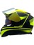 Storm 2 Dodger Neon Sarı Kapalı Motosiklet Kaskı Gold Camlı 2