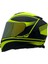 Storm 2 Dodger Neon Sarı Kapalı Motosiklet Kaskı Gold Camlı 3