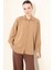 Regular Fit Basic Düz Uzun Kollu Gömlek Tunik E1628AX25SP 3