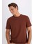 %100 Pamuk New Regular Fit Bisiklet Yaka Basic Düz Kısa Kollu Tişört V7699AZ25SP 4