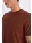%100 Pamuk New Regular Fit Bisiklet Yaka Basic Düz Kısa Kollu Tişört V7699AZ25SP 5