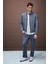 Slim Fit Dar Kesim Dik Yaka Fermuarlı Mont D7497AX25SP 2