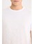 %100 Pamuk Regular Fit Bisiklet Yaka Baskılı Kısa Kollu Tişört D8203AX25SP 4