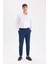 Tailored Fit Normal Kesim Düz Paça Her Yöne Esneyen Yazlık Kumaş Pantolon C7508AX25SP 2