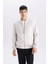 Slim Fit Süet Bomber Mont Ceket Dar Kesim Kolej Yaka Fermuarlı Çift Cepli Mevsimlik Baharlık Hafif A3866AX25SP 4