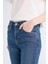 Yüksek Bel Geniş Paça Cepli Jean Pantolon D7971AX25SP 5