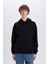Boxy Fit Kapüşonlu Sırt Baskılı Sweatshirt D8021AX25SP 4